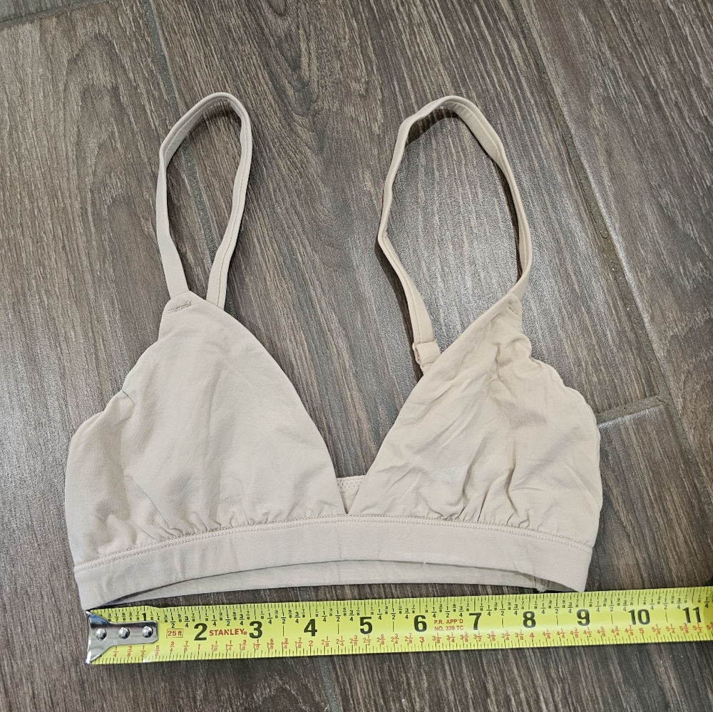 SK8MS BRA BRALETTE BEIGE SZ XS